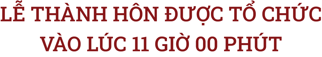 Thông tin lễ thành hôn